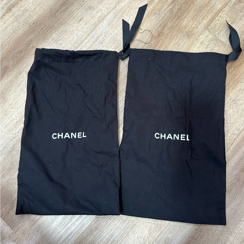 Chanel flats dust bags